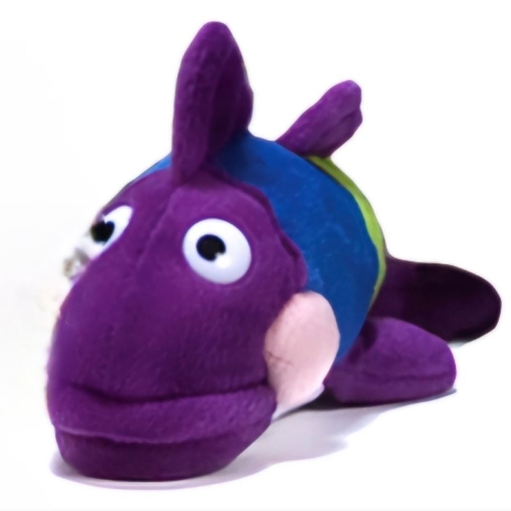 🎵Purple Pete The Fish From The Fish Philosophy Fiesta Fish 9" Plush